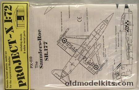 Maintrack 1/72 Saunders-Roe SR.177 (SR-177), PX010 plastic model kit